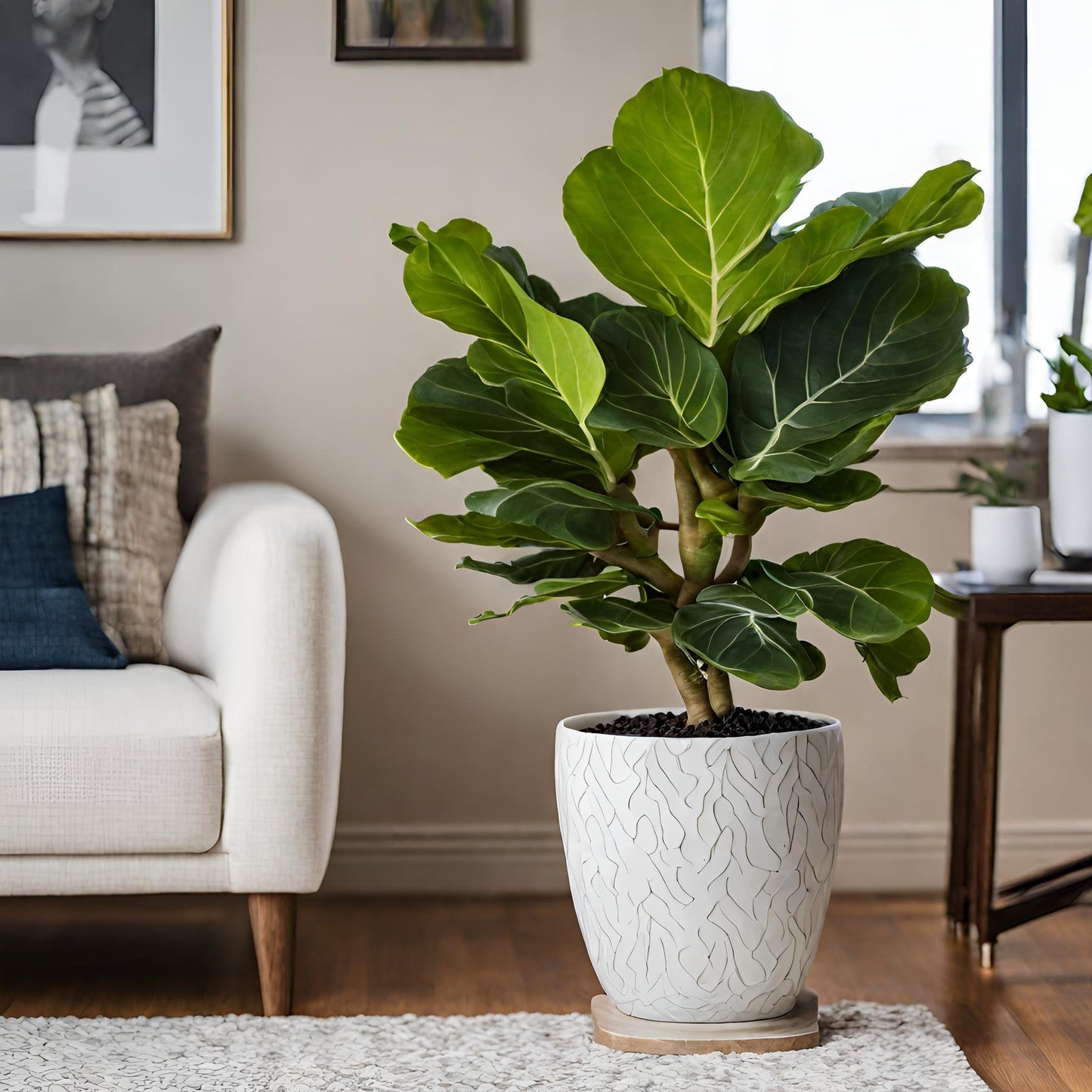 Fiddle Leaf Fig (Ficus Lyrata) - FloraBox